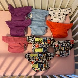 10 Bumgenius Freetime AIO cloth diapers